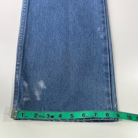 Vintage Levi’s Jeans 34x31 USA 516 Orange Tab Boot Cut Blue Distressed 80s - Picture 8 of 16
